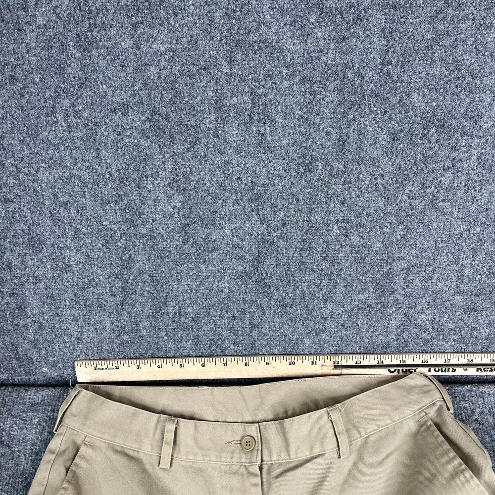 Edwards Pants Mens Size 14 XL  Beige‎ Cargo Work Uniform Straight Casual